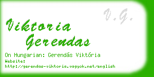 viktoria gerendas business card