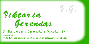 viktoria gerendas business card